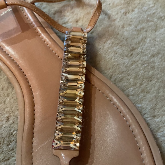 Brian Atwood Crystal T strap sandals size 9 - Picture 7 of 8